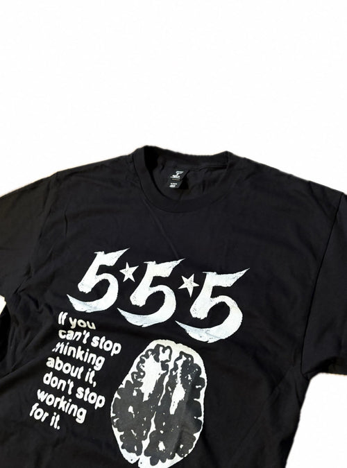 555 t-shirt (BLACK)